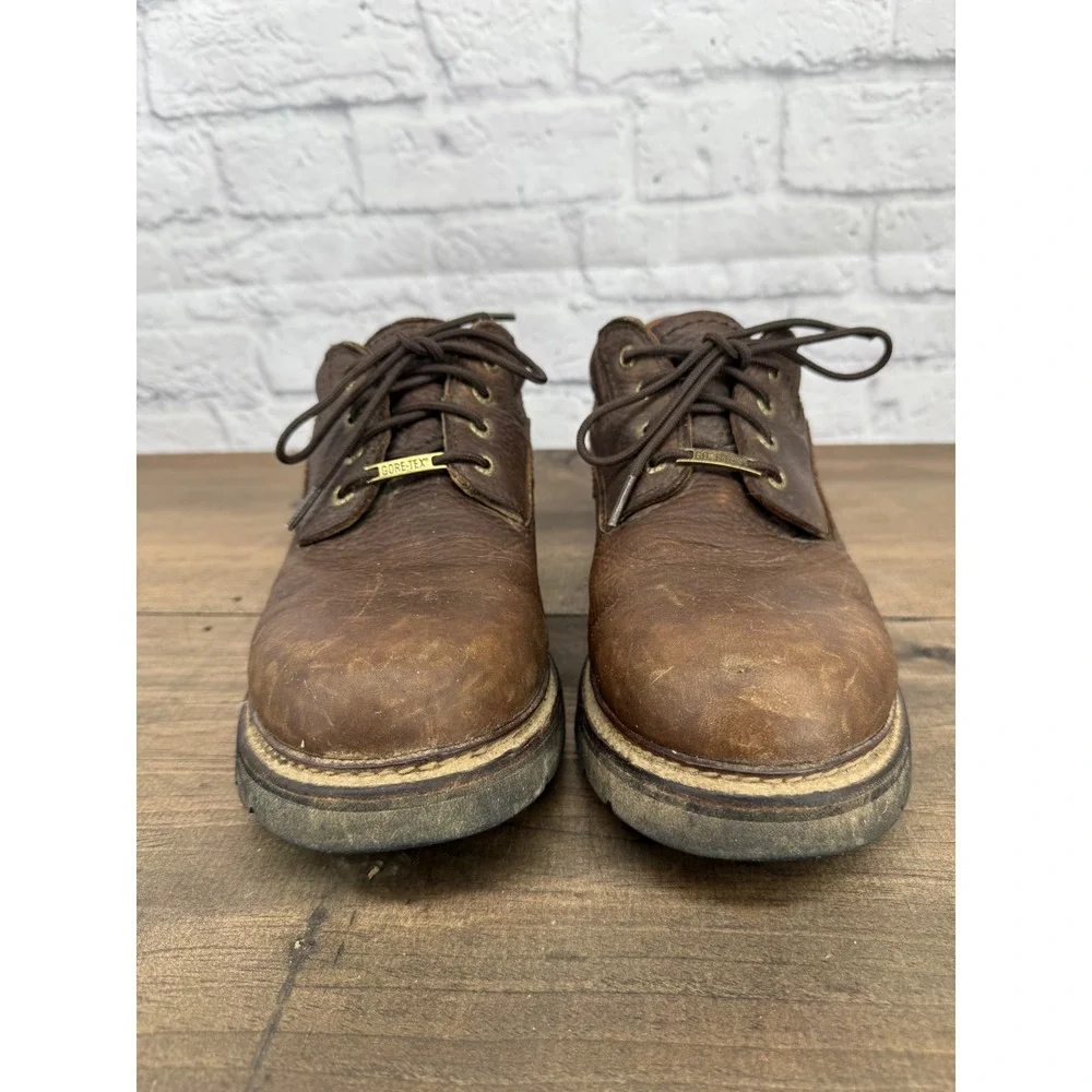 Irish Setter Gore-Tex Leather Work Shoes Brown Waterproof Oxford Men's Size 10